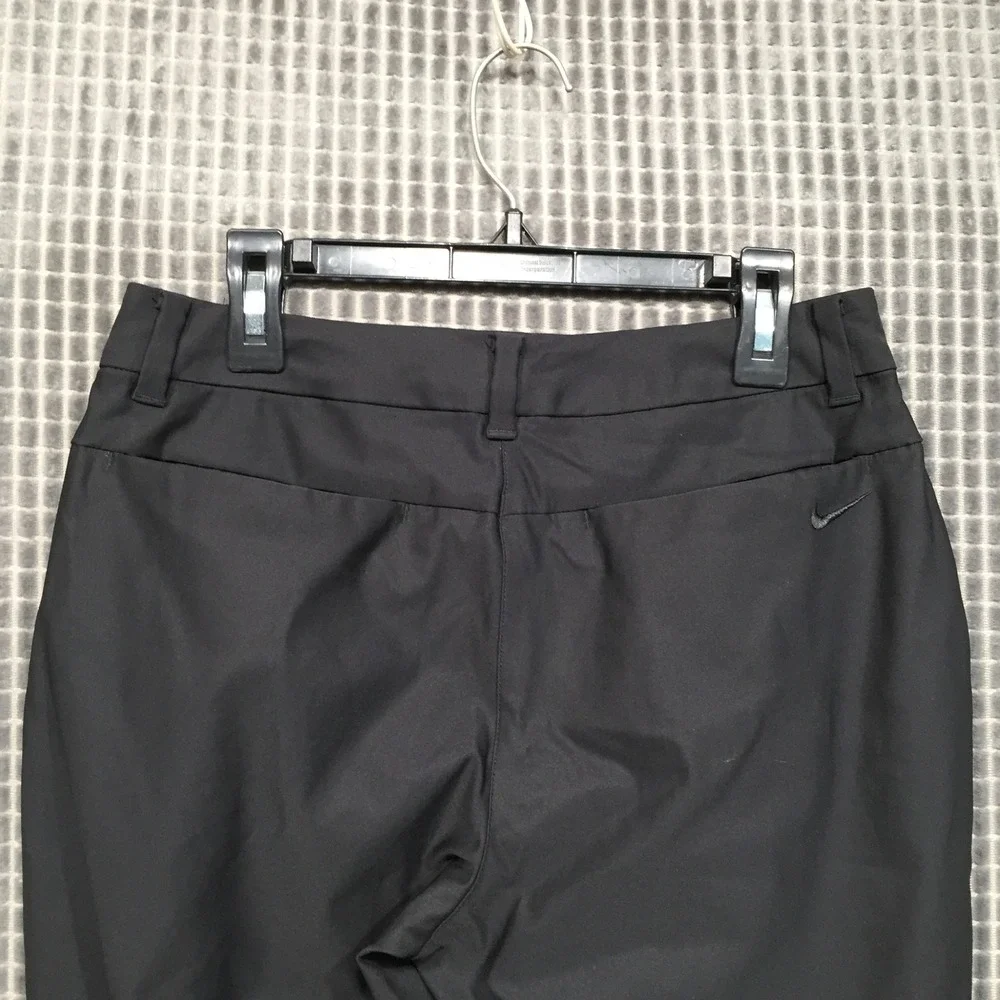 Nike Womens Golf Pants Dri-FIT Slim Fit Size 2 Black‎